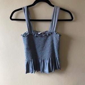 Urban Outfitters light blue stretch tank